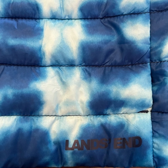 Like New Lands’ End Kids Quilted Puffer Vest Size Large - Picture 4 of 9